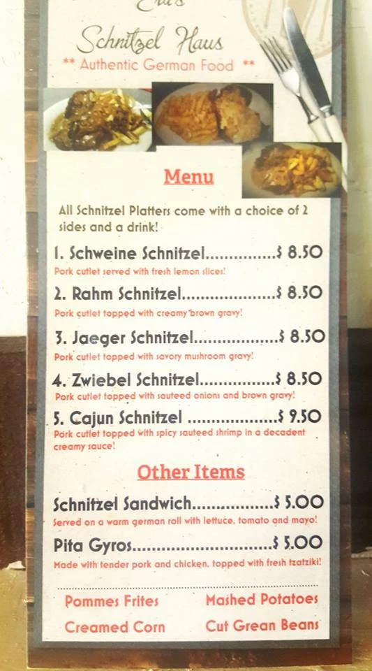 Facebook - Evi's Schnitzel Haus